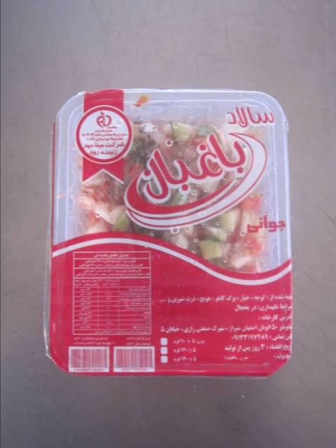 سالاد فصل در اصفهان