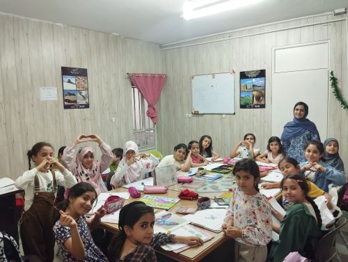 کلاس نقاشی در قزوین