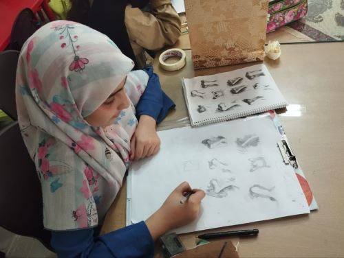 دوره طراحی و سیاه قلم در قزوین