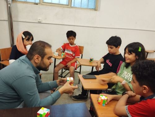 کلاس مکعب روبیک در قزوین