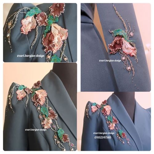 جواهر دوزی روی لباس در مشهد