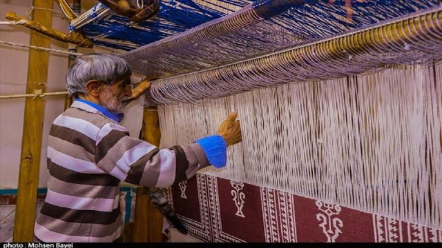زیلوبافی در میبد 