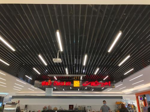 سقف کاذب لوور آلومینیومی