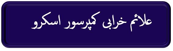 علائم خرابی کمپرسور اسکرو