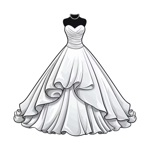 آموزش خیاطی لباس عروسی