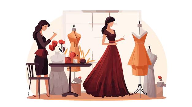 دوره ترسیم در طراحی لباس