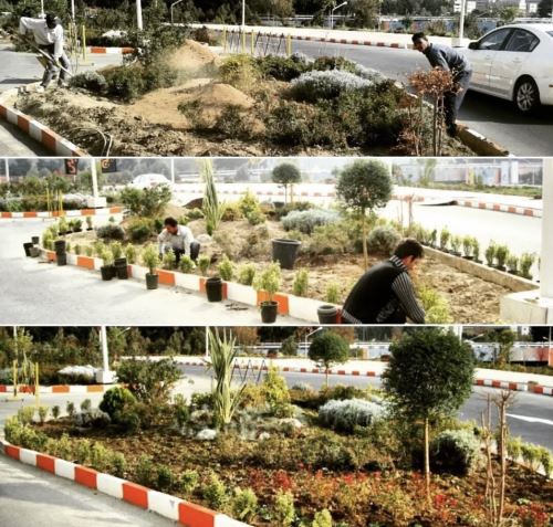 طراحى فضاى سبز در تهران