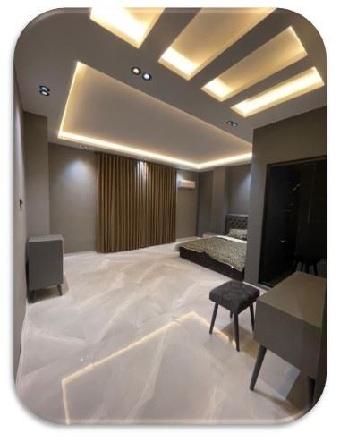 نقاشی ساختمان و راه پله