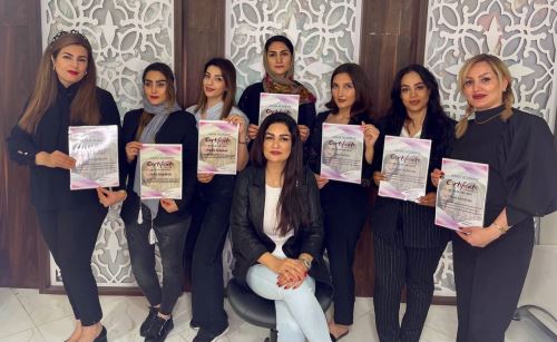 آموزش رنگ مو در کرج