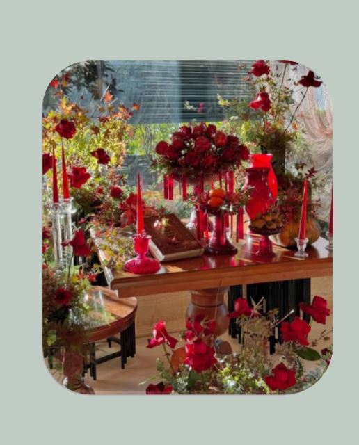 گل آرایی شب یلدا