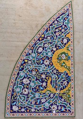 اجرای صفر تا صد کاشی کاری سنتی