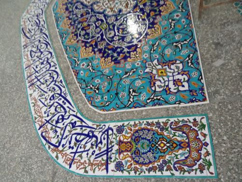 اجرای صفر تا صد کاشی کاری سنتی