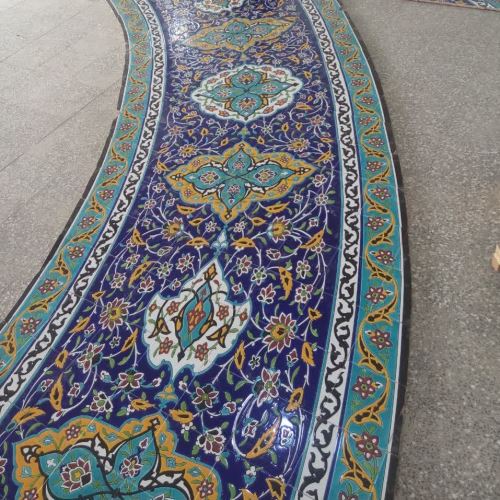 اجرای صفر تا صد کاشی کاری سنتی