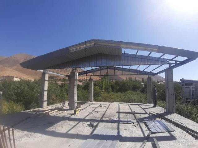 سقف شیروانی در بومهن