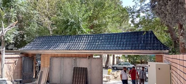 سقف شیروانی در بومهن