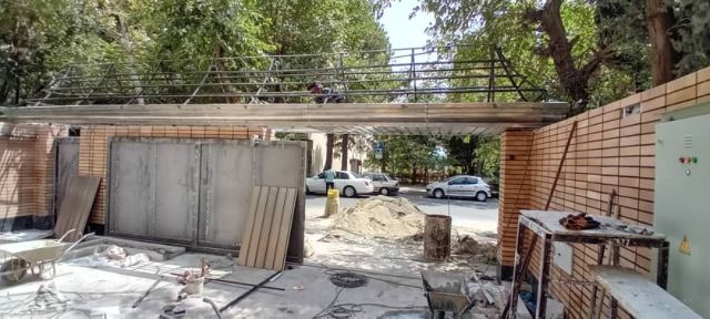 سقف شیروانی در بومهن