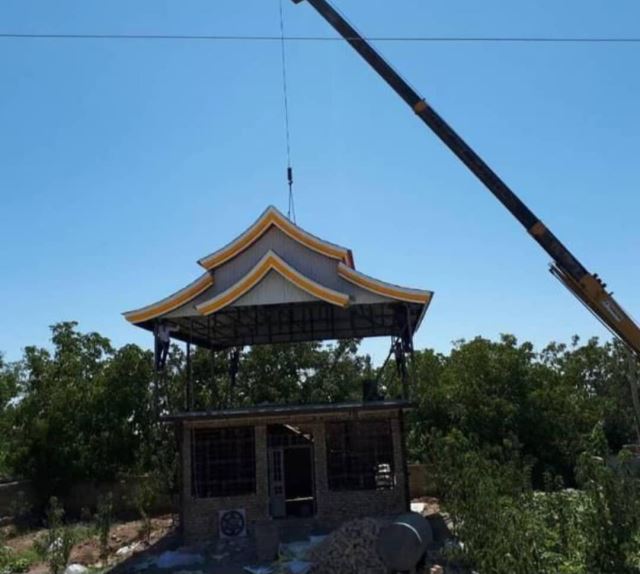 سقف شیروانی در بومهن