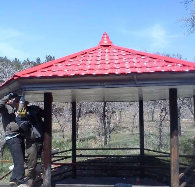 سقف شیروانی در بومهن