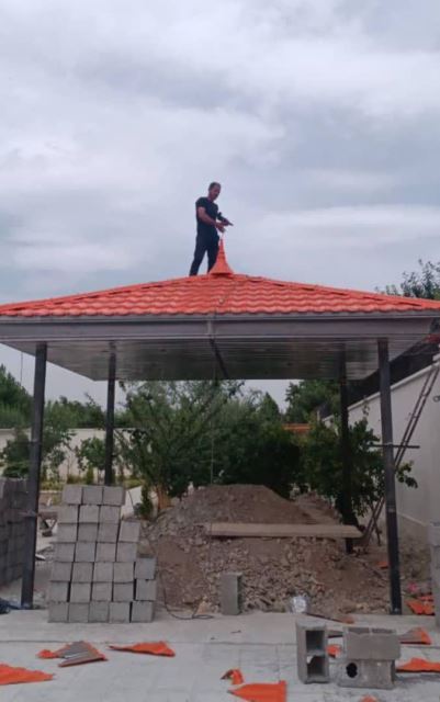 سقف شیروانی در بومهن