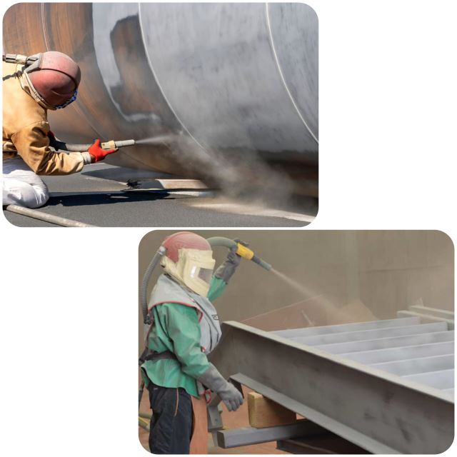 اجرای سندبلاست