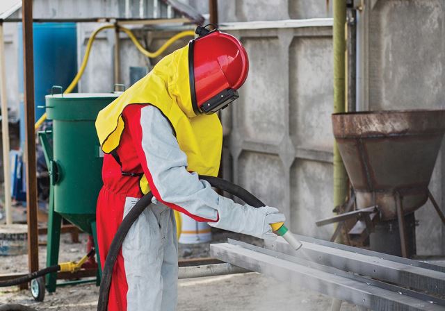 اجرای سندبلاست