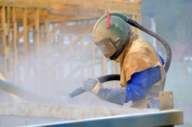 اجرای سندبلاست