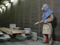 اجرای سندبلاست آهن