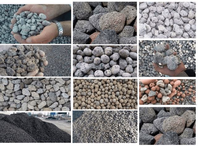 انواع پوکه معدنی