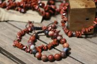 دستبند جاسپر سنگارنگ