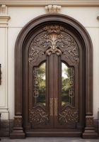 سازنده درب لابی تمام چوب