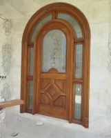 سازنده درب لابی تمام چوب