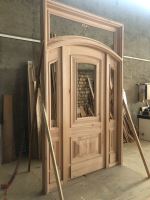 سازنده درب لابی تمام چوب