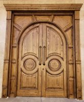 سازنده درب لابی تمام چوب