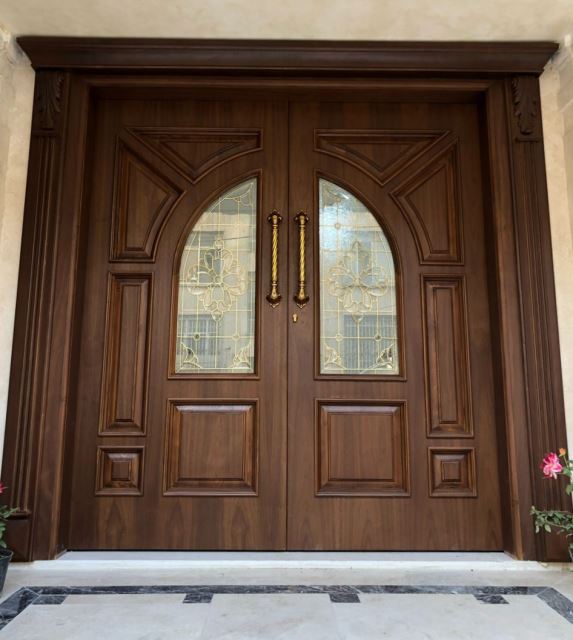 تولید کننده درب لابی تمام چوب