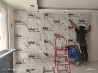 نقاشى ساختمان در قائم شهر