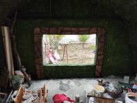 نقاشى ساختمان در قائم شهر