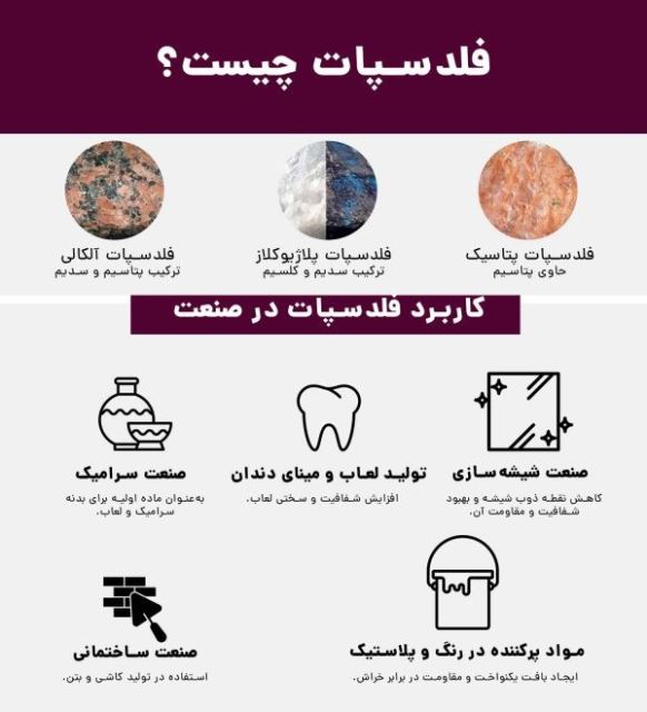 معدن فلدسپات زرین