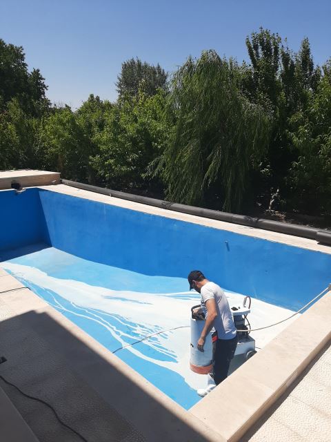 شستشوی استخر