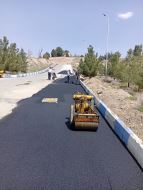 اجرای اسفالت کاری درشرق تهران