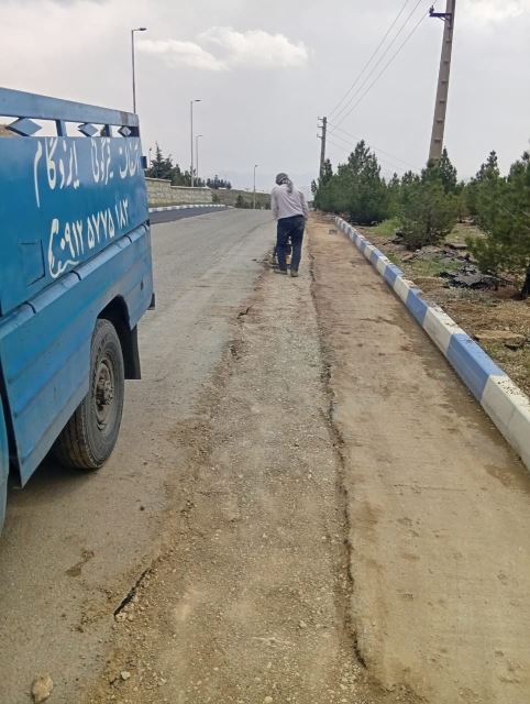 اجرای آسفالت در شرق تهران