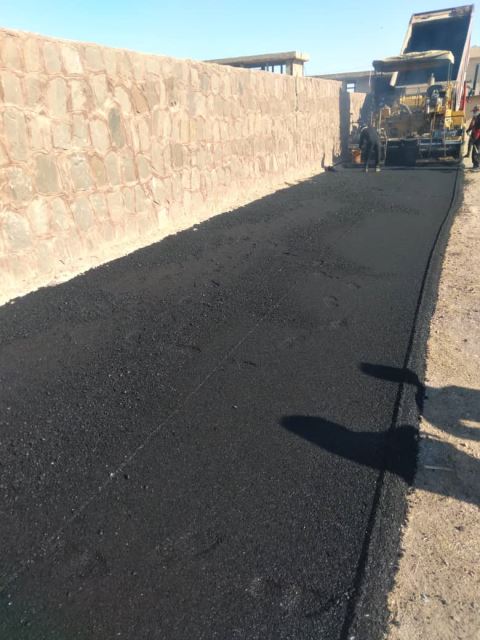 اجرای آسفالت در شرق تهران