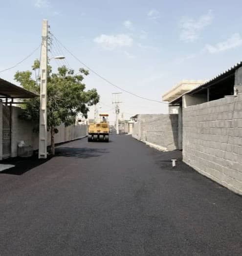 اجرای آسفالت در شرق تهران