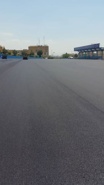 اجرای آسفالت در شرق تهران