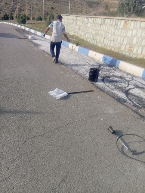 اجرای آسفالت در شرق تهران