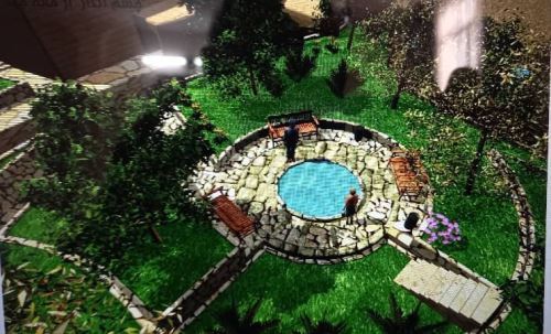 معماری حیاط خانه