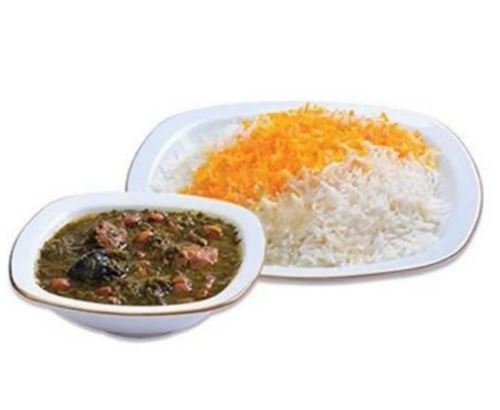 چلو خورشت سبزی