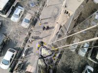 نظافت شیشه ساختمان در ارتفاع مشهد