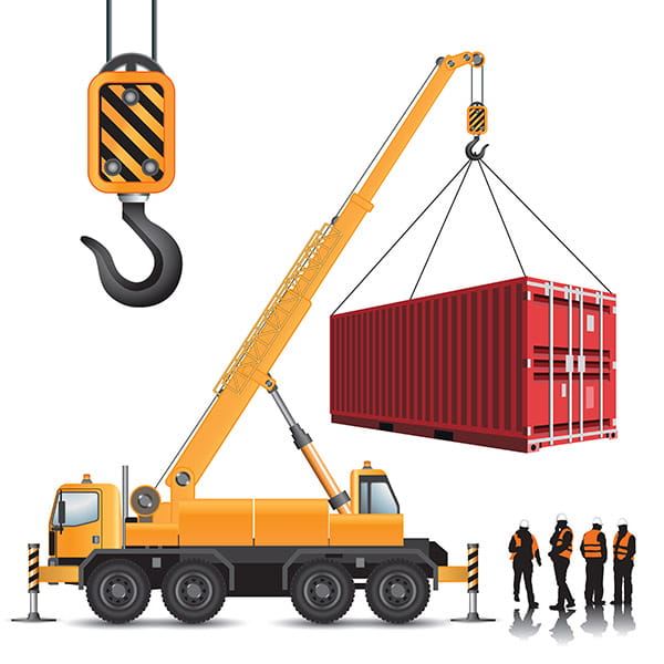 كرايه جرثقيل ساعتى در تهران