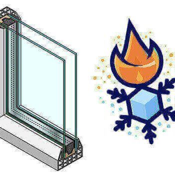 درب دوجداره نصب