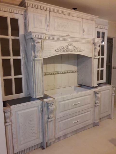 کابینت روکش چوب